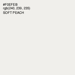 #F0EFEB - Soft Peach Color Image